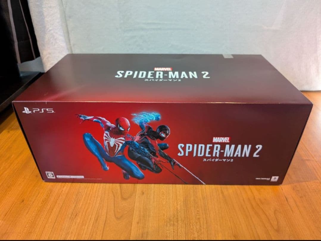 スパイダーマンコレクターズエディション限定19インチフィギュア スパイダーマンがヴェノムと戦う限定フィギュア付き！PS5『Marvel's