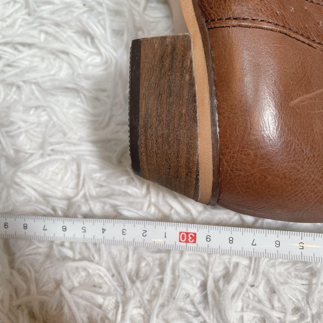 未使用　イング　ING ロングブーツ　ブラウン　茶色　大きいサイズ　25.5cm