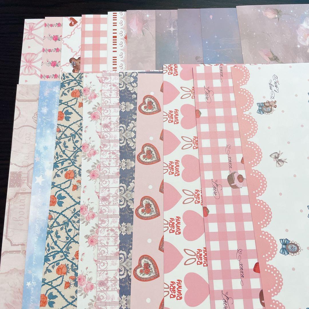 断捨離セール】海外国内作家マステ おすそ分け＋A4デザペ20枚セット No