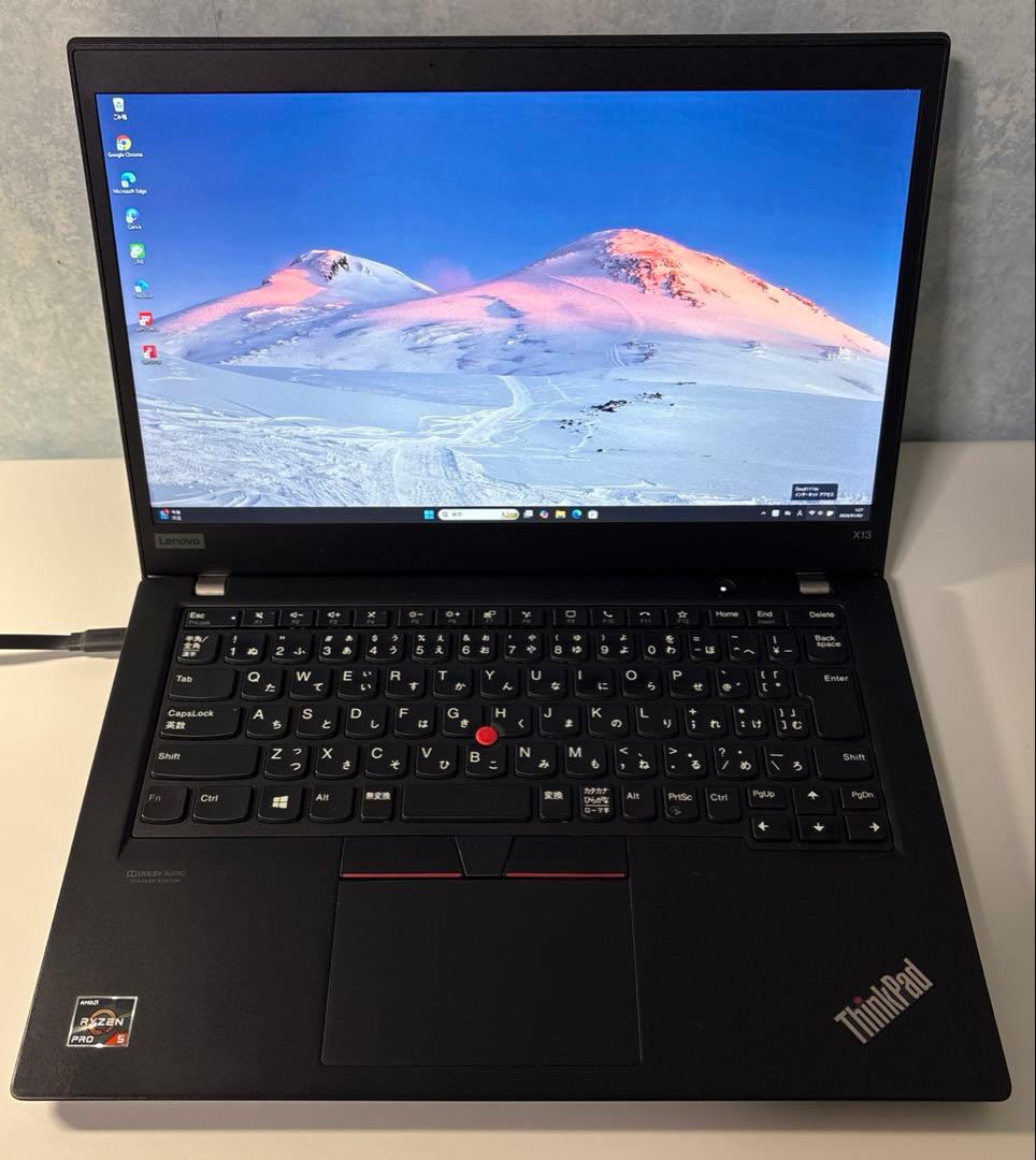Ryzen5搭載LenovoThinkPad X13✨Win11⭐️バッテリー優良