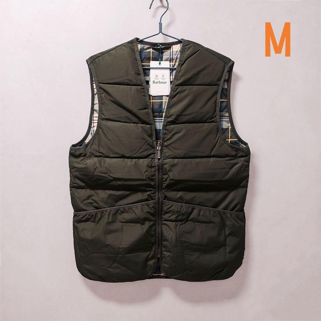 バブアー リバーシブル ライナー キルティングベスト チェックダウン