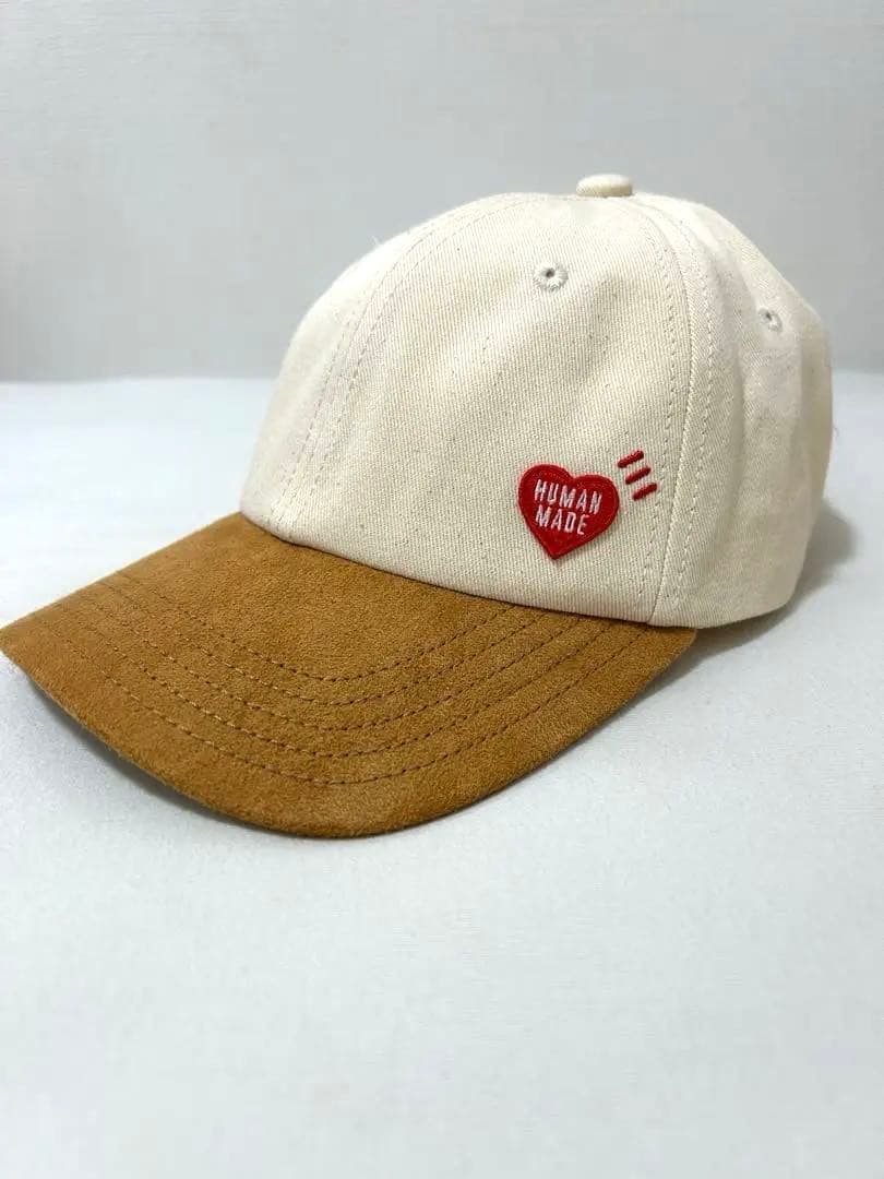 HUMAN MADE ベースボールキャップ アイボリー/ブラウン Human Made ベースボールキャップ ブラウン - メルカリ