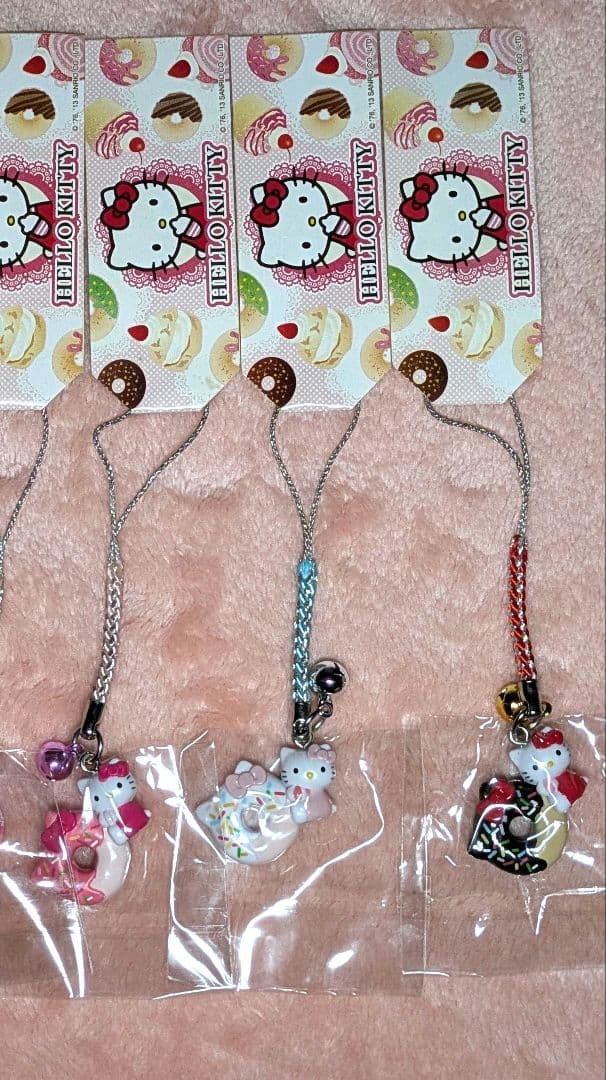 激レア】ご当地キティ スイーツ 根付け ストラップ ドーナツ