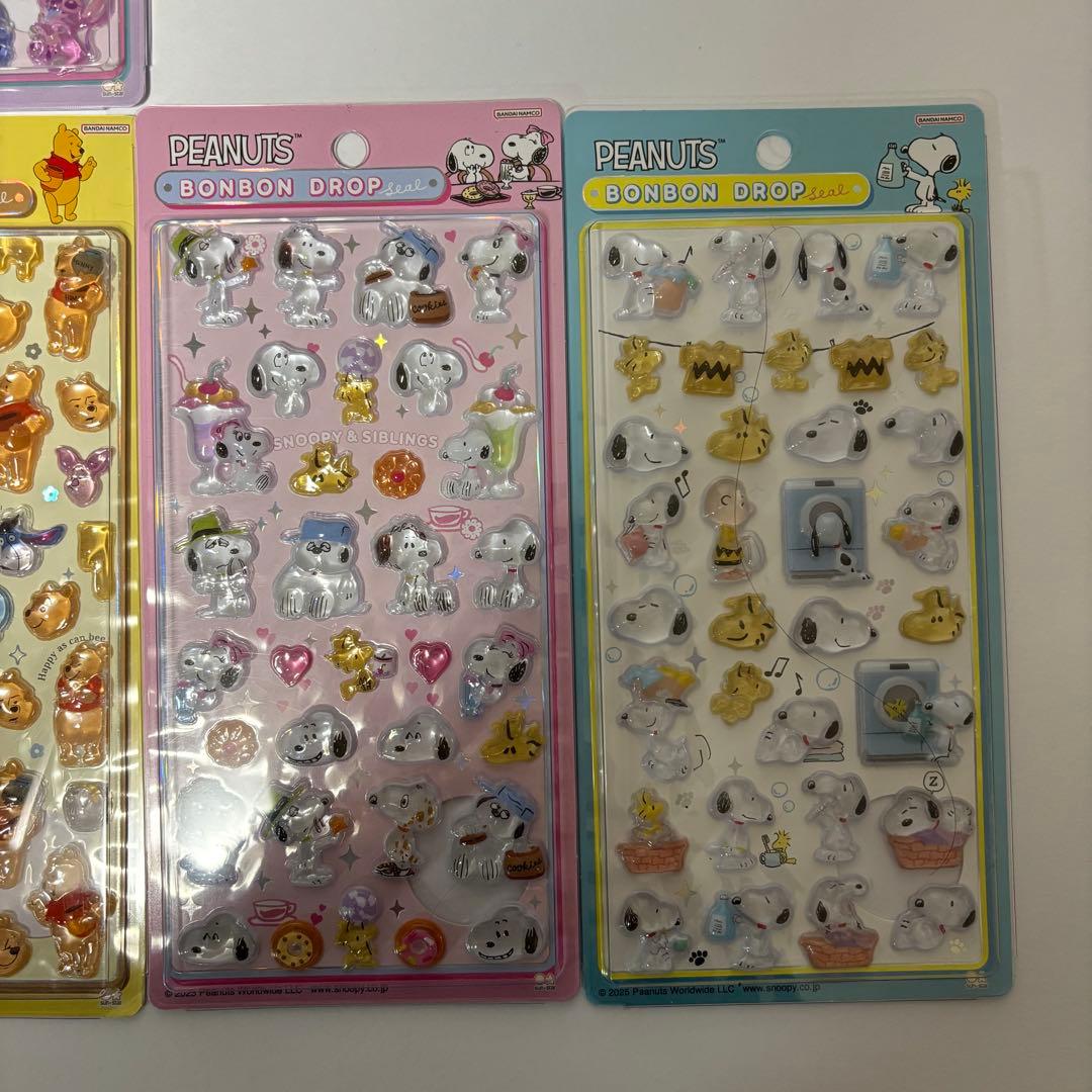正規品】ボンボンドロップシール ディズニー スヌーピー まとめ売り