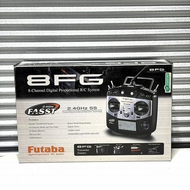 中古 futaba 8fg 8チャンネル システム 送信機 2.4GHz プロポ