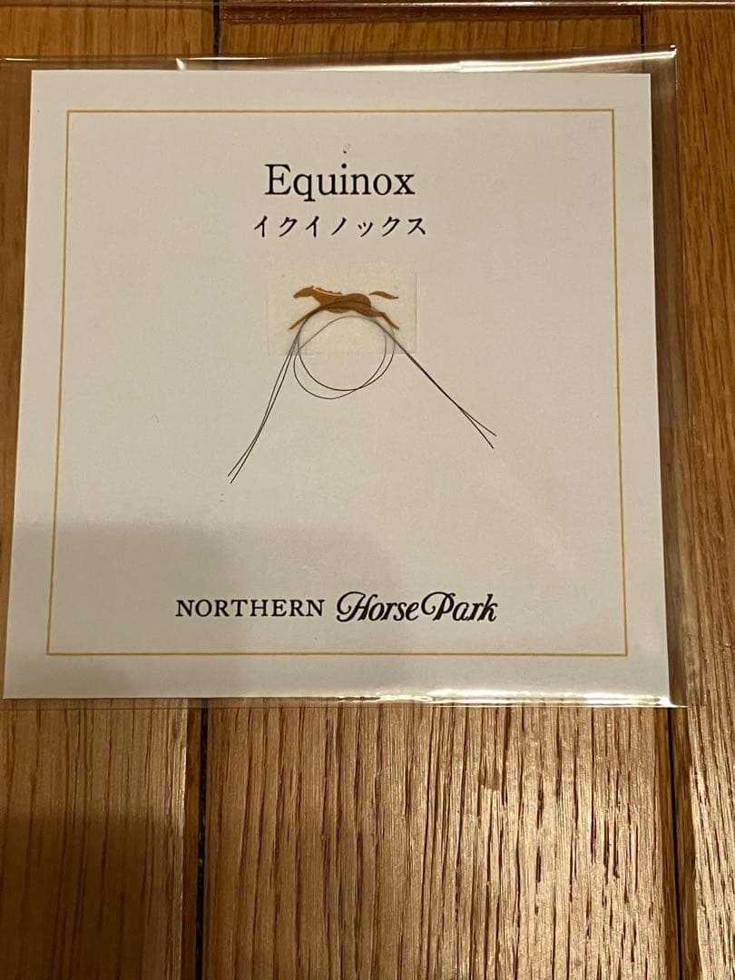 イクイノックス 2021 メイクデビュー ルメール騎手直筆サイン 鬣 一本