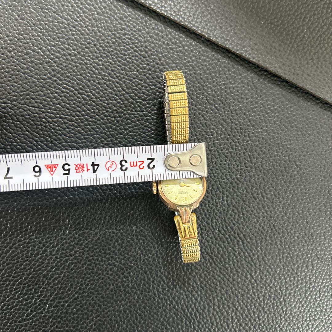 DEN－RO ゴールド14K 金無垢 手巻き腕時計 アンティーク