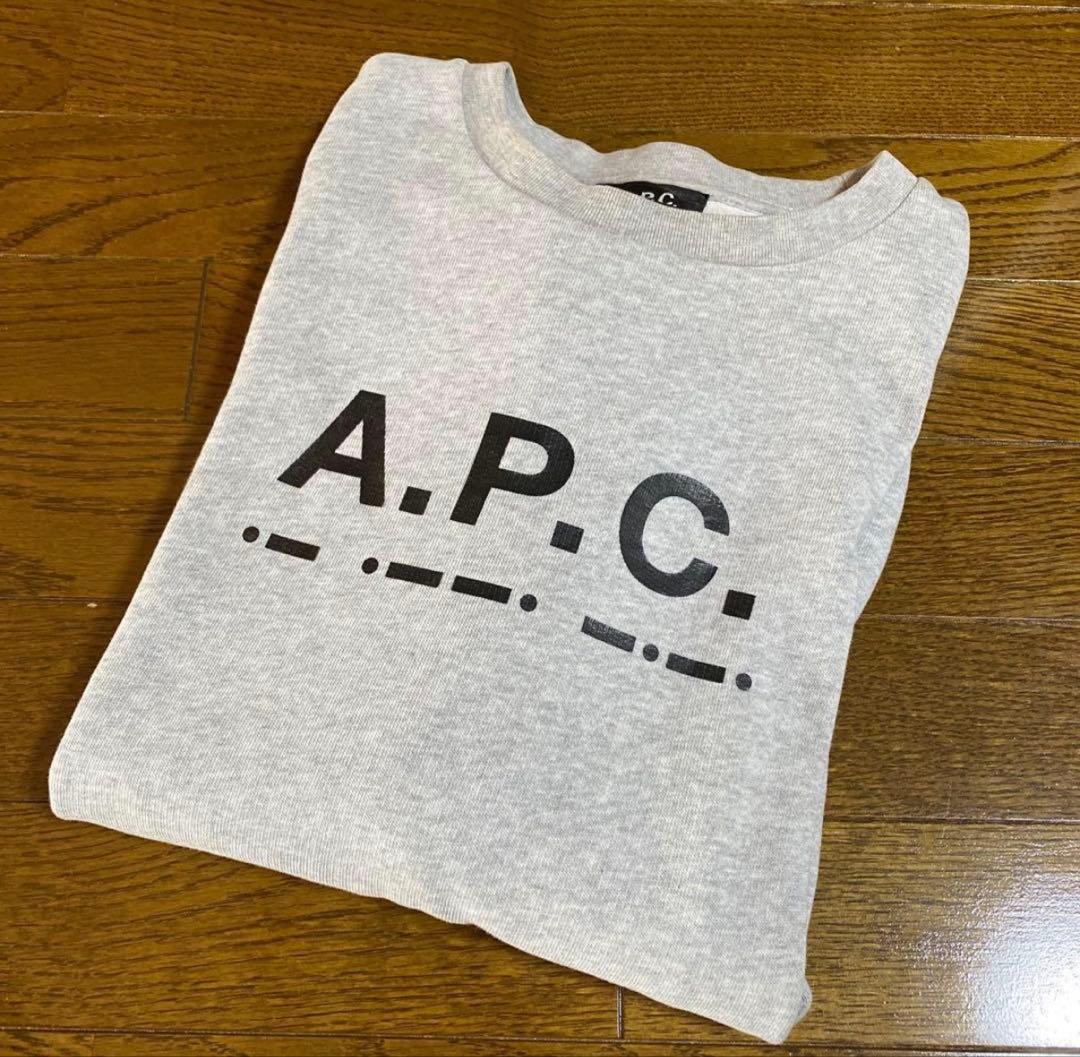 A.P.C スウェット トレーナー L モールス グレー - メルカリ