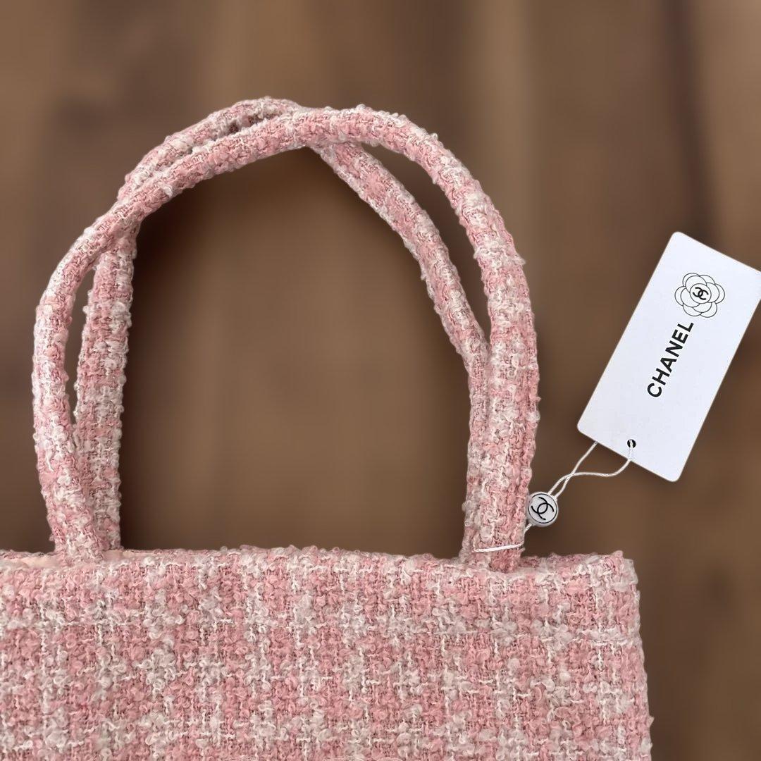 CHANELツイードトートバッグシフォン VIP正規ノベルティ 非売品 - メルカリ