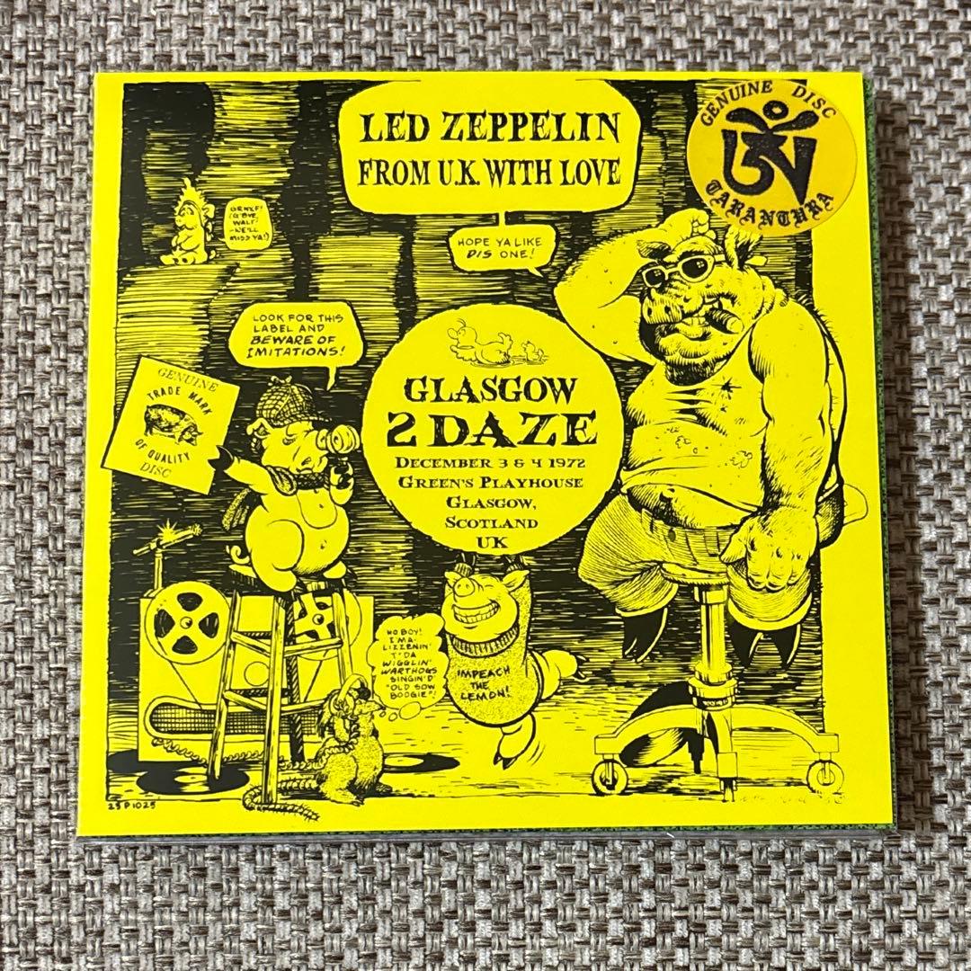 led zeppelin / 1972年グラスゴー公演5CD Led Zeppelin － Glasgow 1972 2nd Night （No Label） | cinnamon の