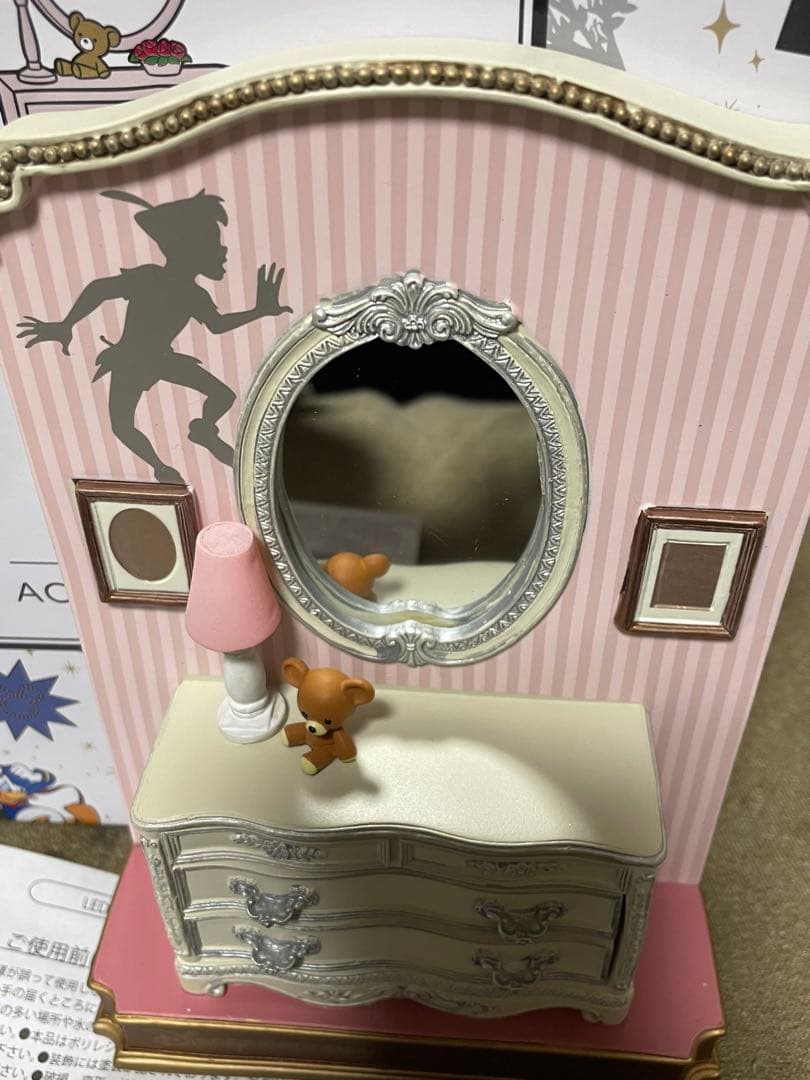 ディズニーストア ピーターパン 30周年 タンス型小物入れ ライト付き