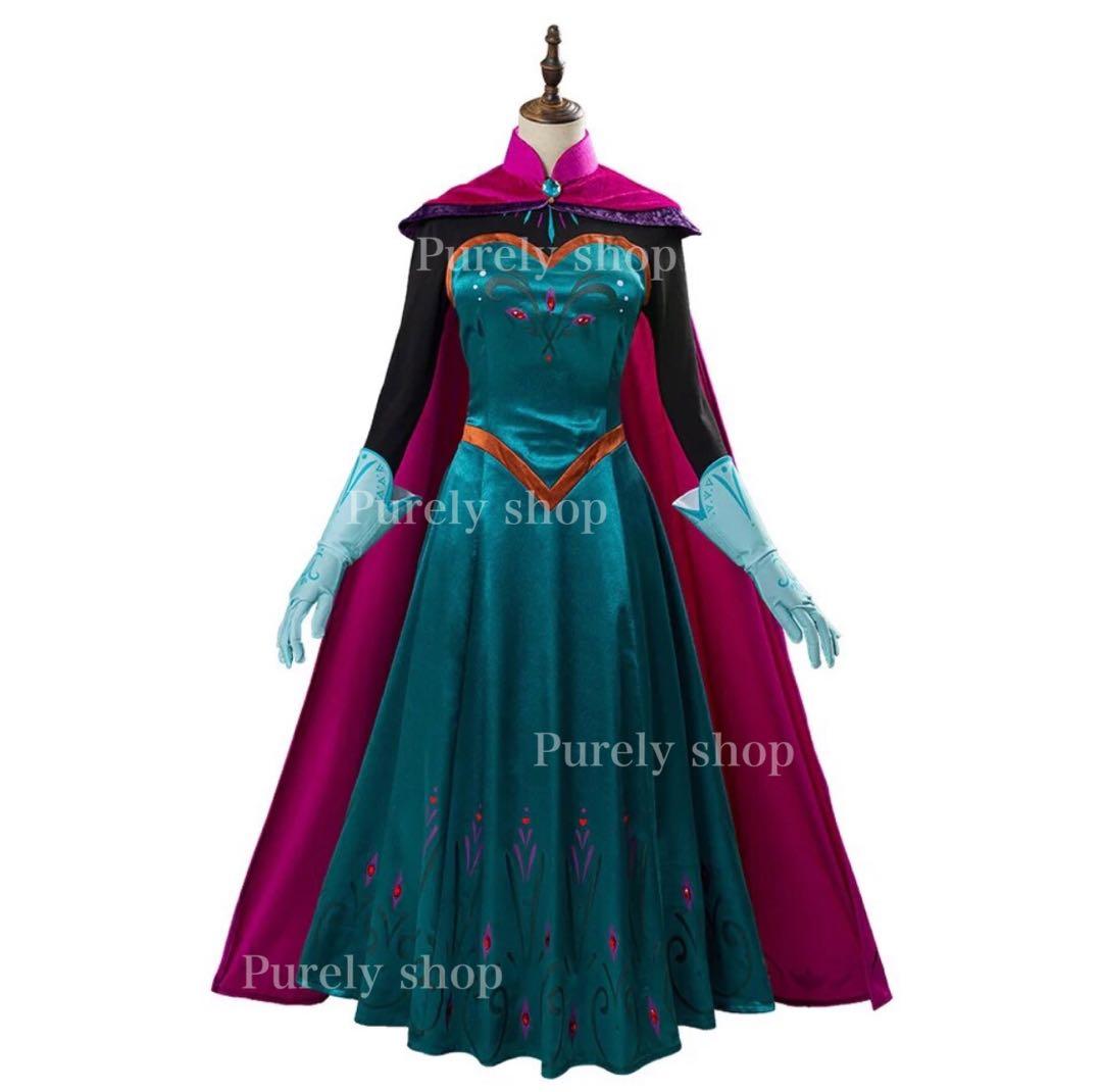 アナと雪の女王 エルサ 戴冠式 ドレス コスプレ Dハロ - メルカリ
