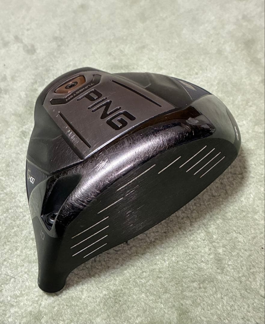 PING G400 LSTドライバー 10° ヘッドのみ カバー付き - メルカリ