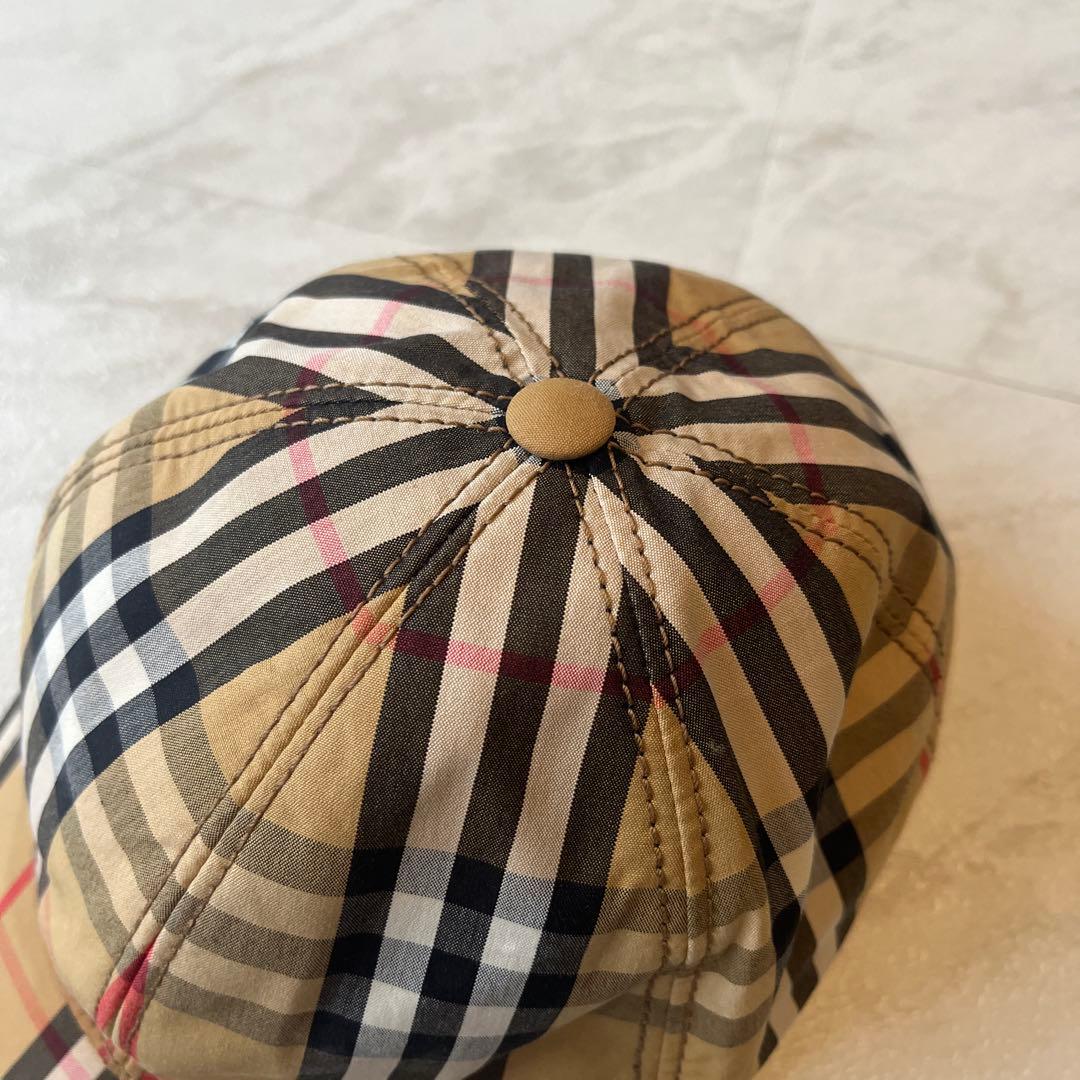 Burberry レインボーチェックベースボールキャップの通販はau PAY