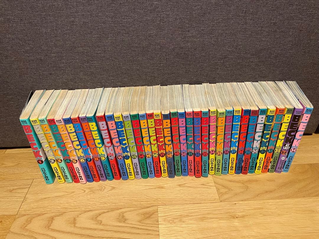 BECK全巻セット 34巻+1/3 送料無料 BECK ベック 全34巻 ハロルド作石 中古コミック 漫画 マンガ