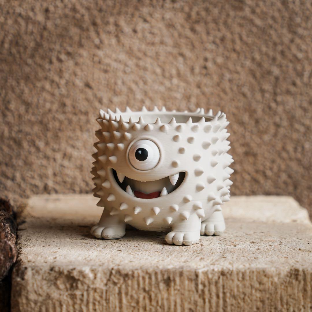 数量限定】モンスター鉢 グラキリス 植木鉢 3Dプリンター鉢 アガベ