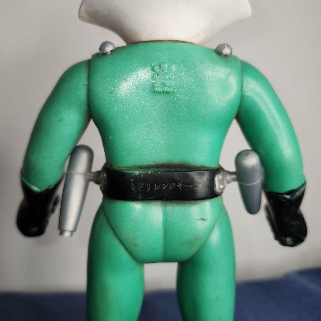 s*3様 ミドリレンジャー　ソフビ　面なし　武器なし　マントなし。レア