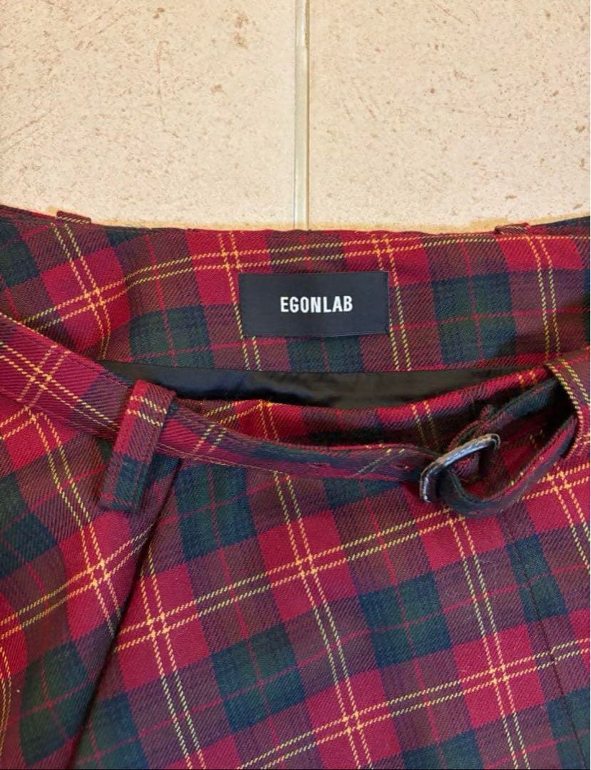 希少】 egonlab pleated skirt 23aw エゴンラボ