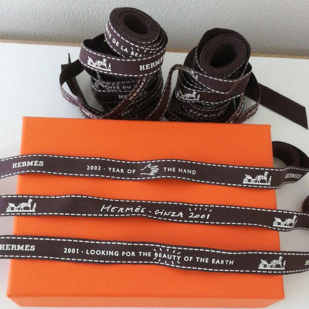 HERMES エルメス リボン 2001 2002 銀座 - メルカリ