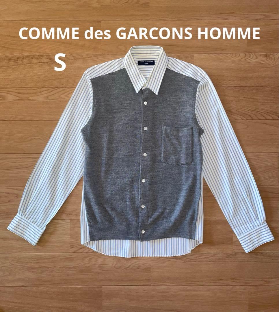 COMME des GARCONS HOMME 切替ストライプシャツ S - メルカリ