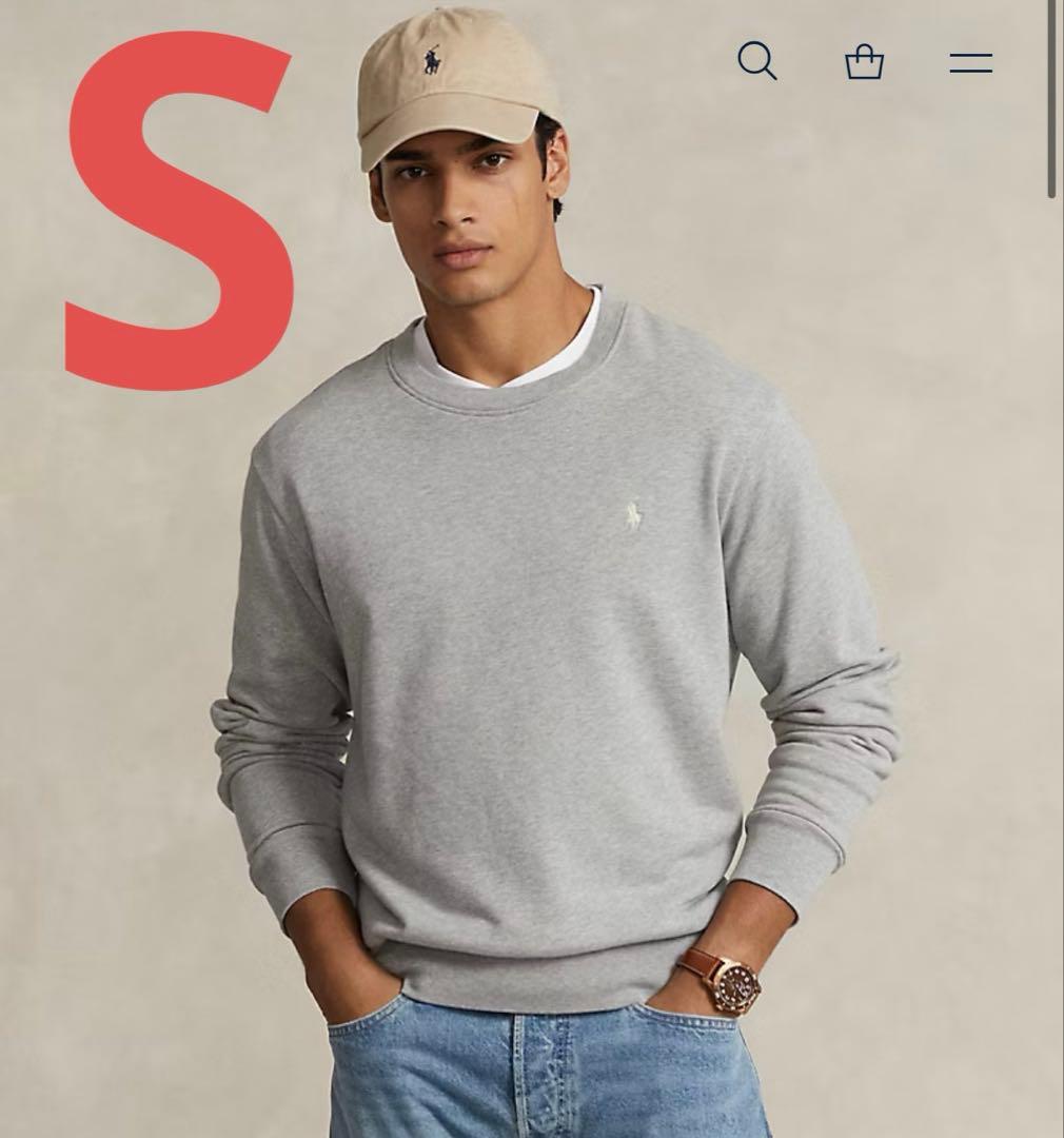 ポロラルフローレン ループバック フリース スウェットシャツ グレー S