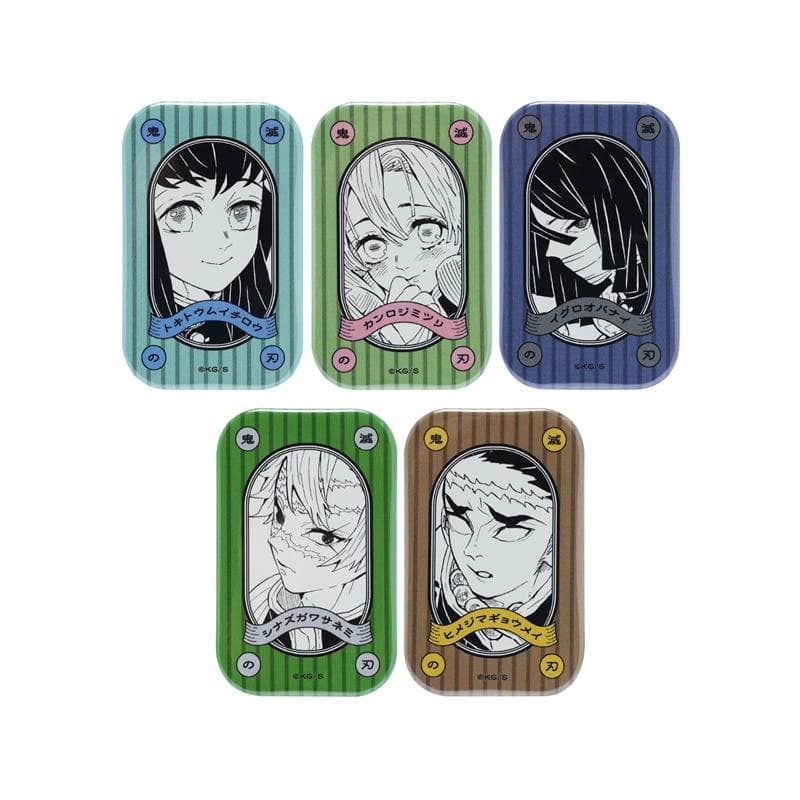 鬼滅の刃スクエア缶バッジコレクション（スタンド付き）第1弾全種