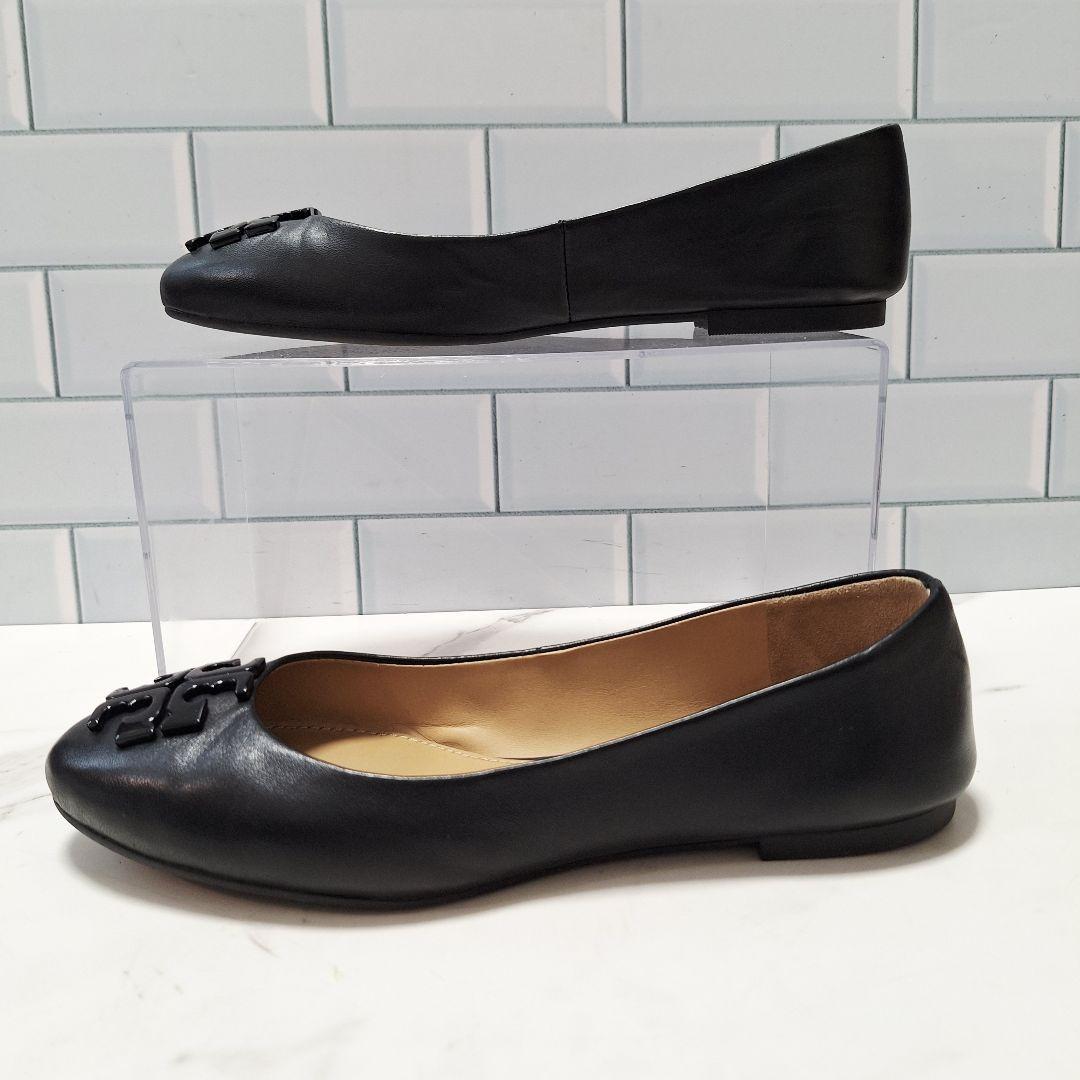 美品✨ トリーバーチ フラット バレエジューズ 22.5 レザー ブラック