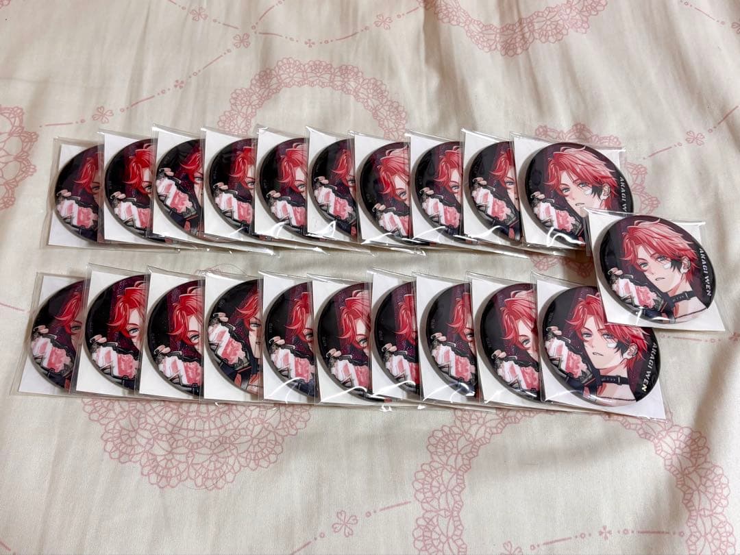 にじさんじ 赤城ウェン ぎゃうるふ 缶バッジ - メルカリ