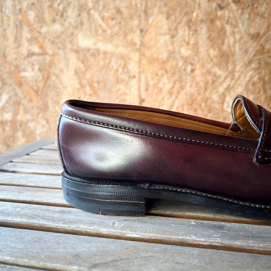 名作 Alden 14501 コードバン ローファー 7.5D 袋付き