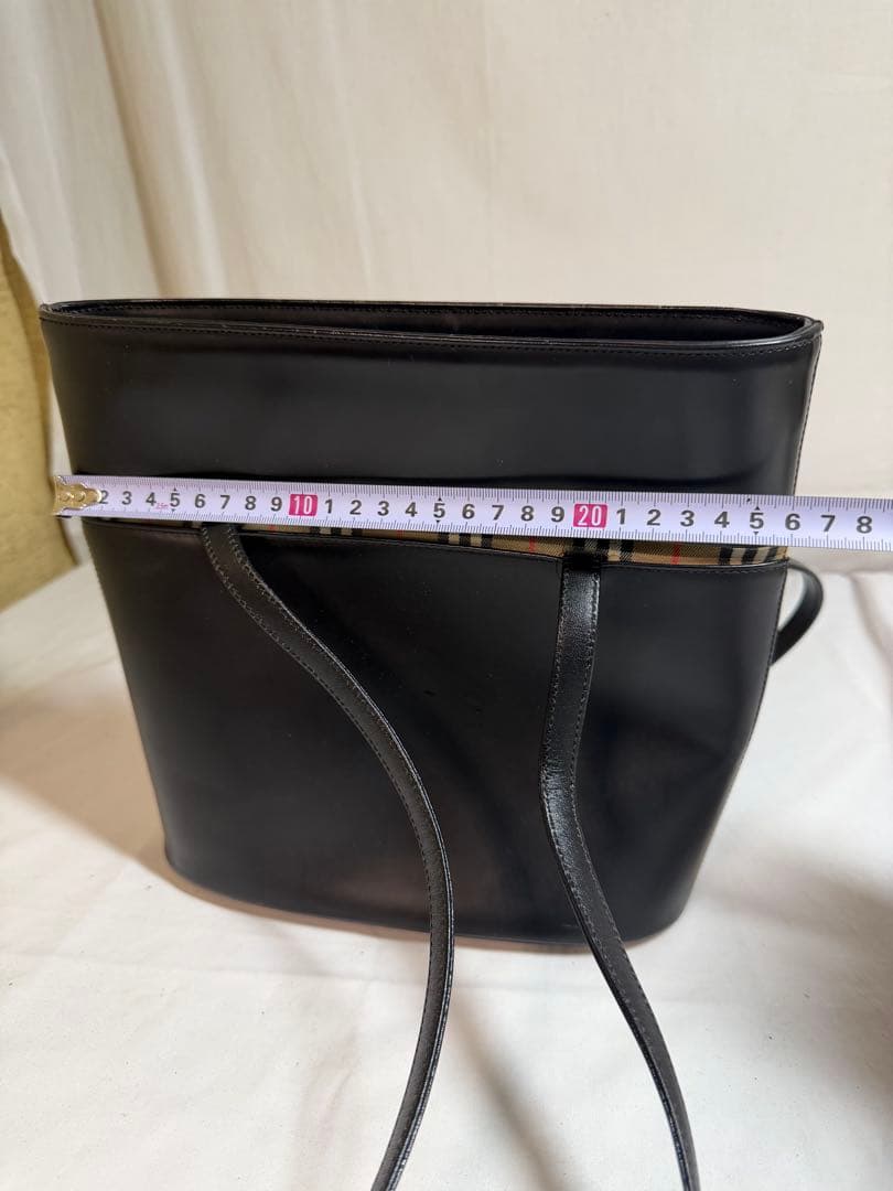 MH/8.17/10 ▶︎Burberry バケツ型　トートバッグ