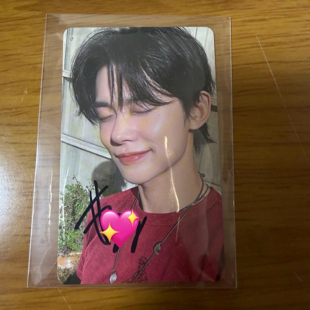 8/22 txt ヨンジュン サイン トレカ ソウルコン M&G - メルカリ