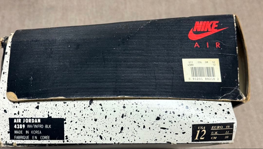 シューズ(男性用) NIKE 1991 Air Jordan 6 \"Infrared\" 90's