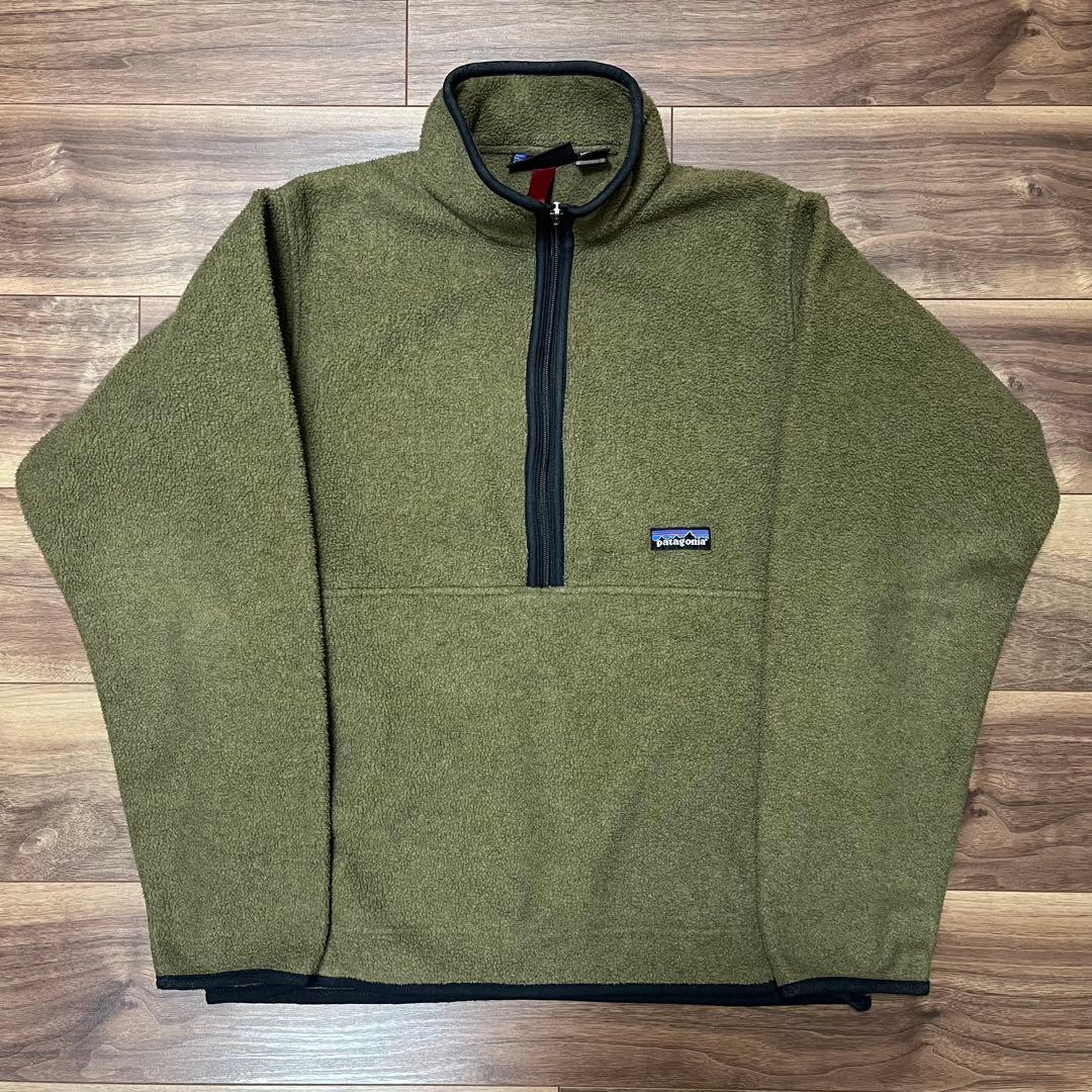90s パタゴニア マースピアル スナップt S カーキ ヴィンテージ