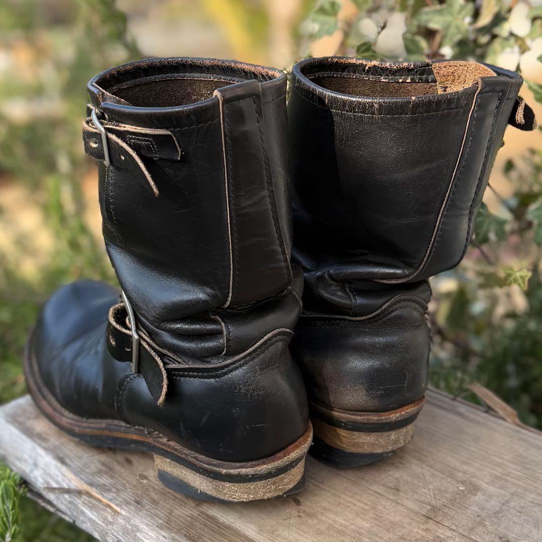 レッドウィング PT91 中期プリントタグ 2268 エンジニア 茶芯 8D