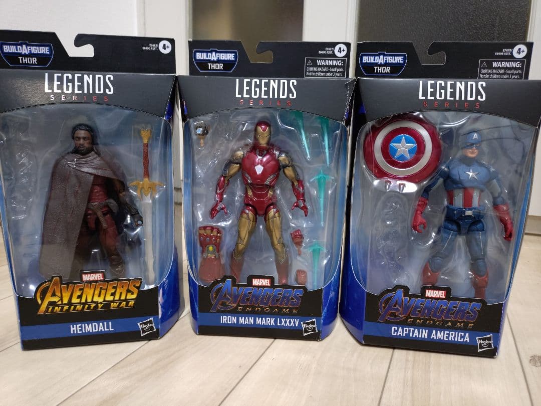 マーベル レジェンド フィギュア 6体セット　マイティソー　ビルドパーツ マーベル』「マーベル・レジェンド」6インチ・アクションフィギュア