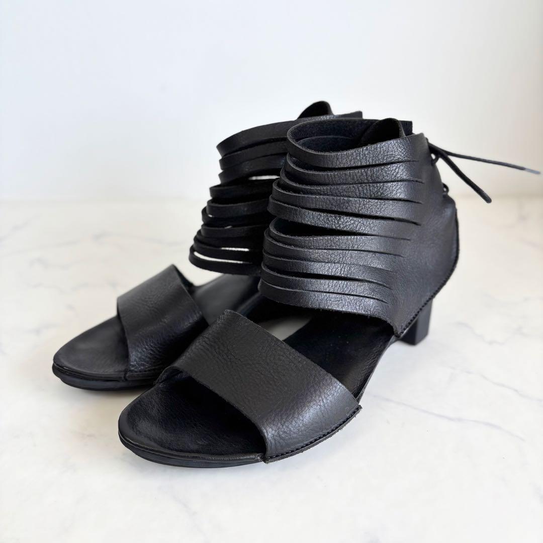 トリッペン 38 24.5 グラディエーター サンダル レザー ブラック 楽天市場】トリッペン trippen ネパール NEPAL サンダル