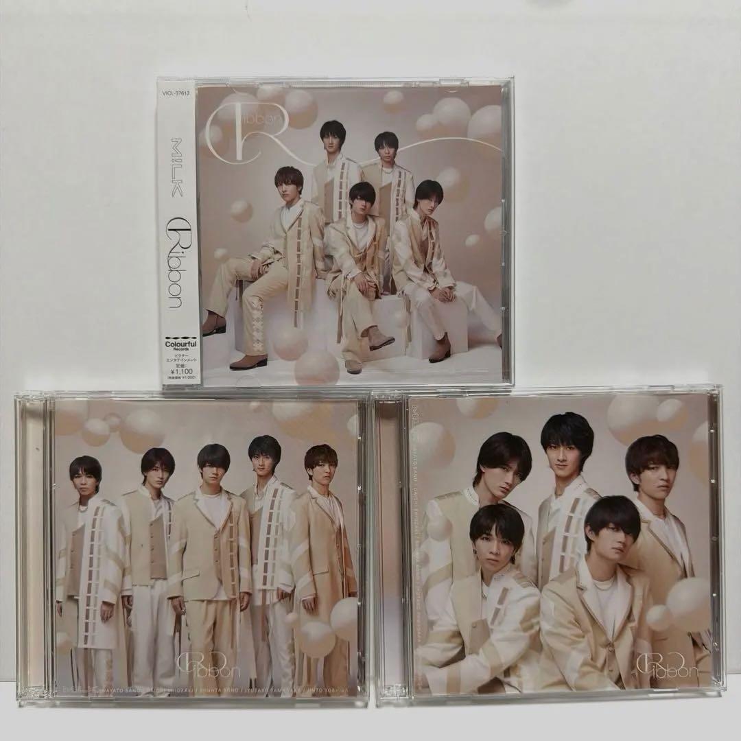M!LK Ribbon 初回限定盤A・B・通常盤 3枚セット - メルカリ