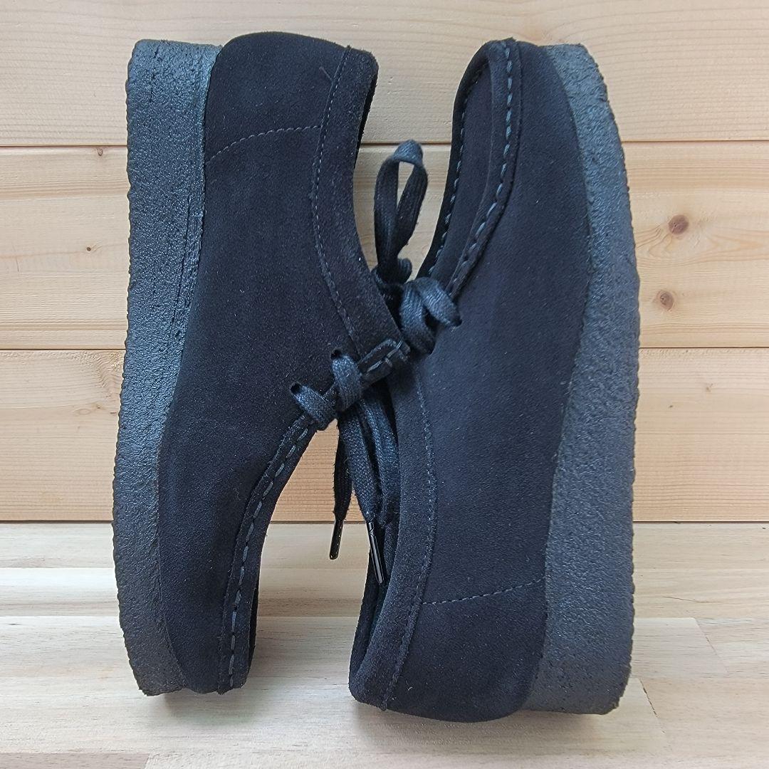 クラークス ワラビー ロー カット ブラック スエード UK3.5 22.5cm