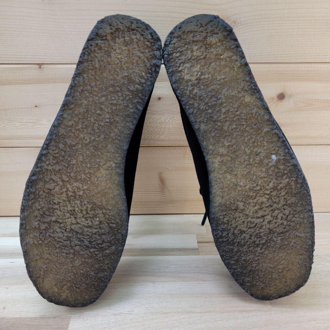 クラークス ワラビー ロー カット ブラック スエード UK3.5 22.5cm