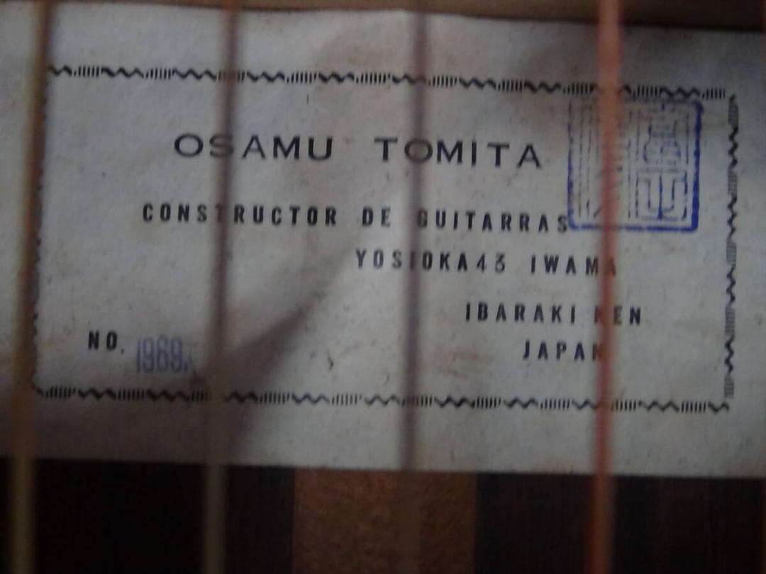 M665★富田修 OSAMU TOMITAアコースティックギター No.1969