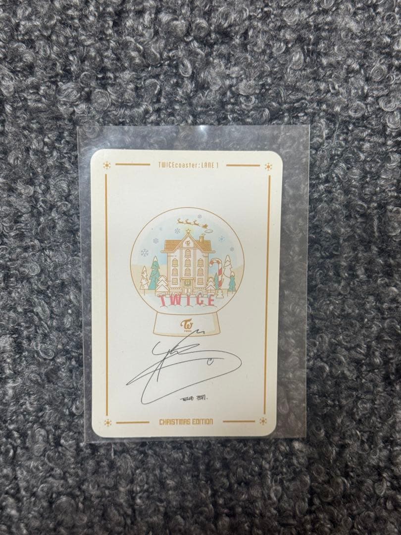 TWICE クリスマス トレカ ツウィ チュウィ TT エディション - メルカリ