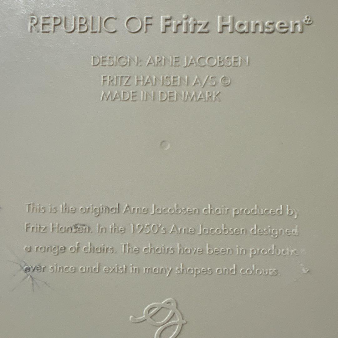 貴重】Fritz Hansenアントチェア2008年製 2脚 座面接着補修済 - メルカリ