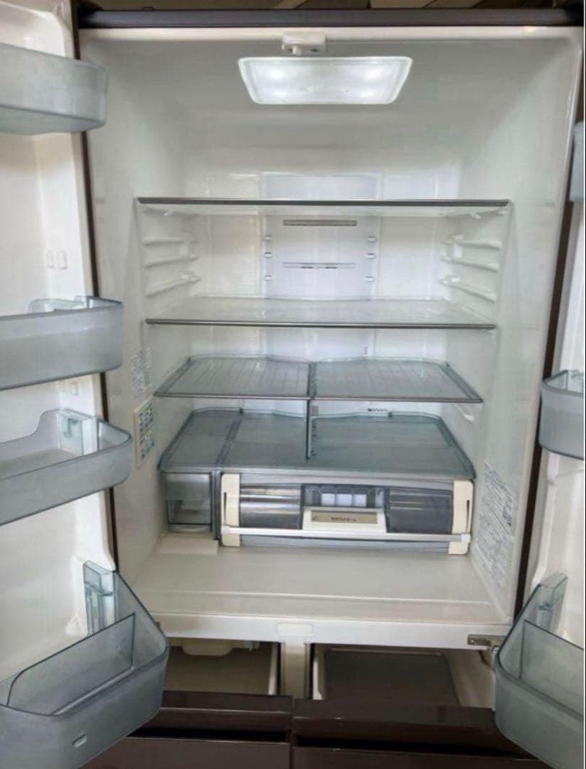 2019年式 430L 日立 6ドア冷蔵庫 R-XG43J(XH) - メルカリ