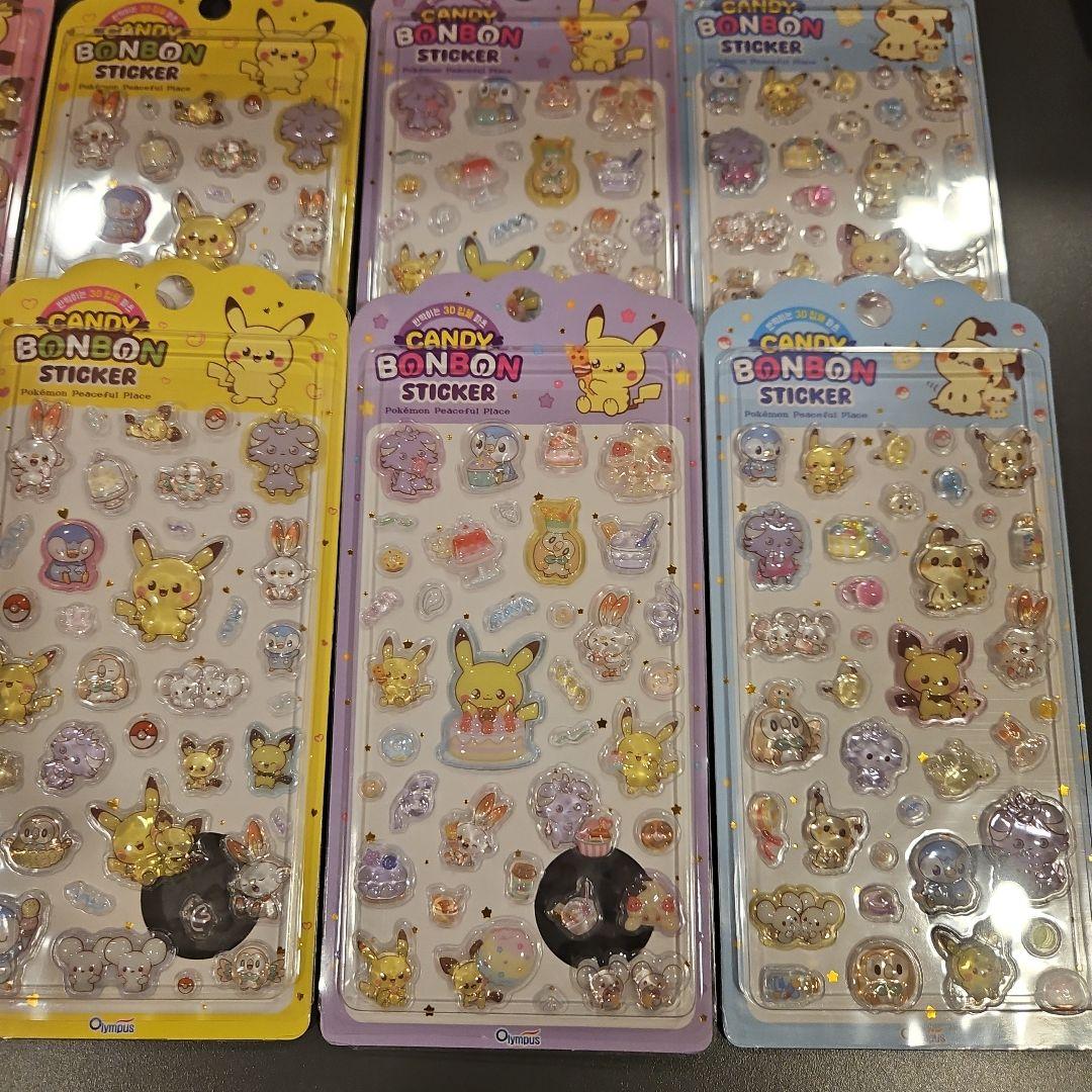 8枚 ポケモン ボンボンドロップ シール 韓国限定 正規品 - メルカリ
