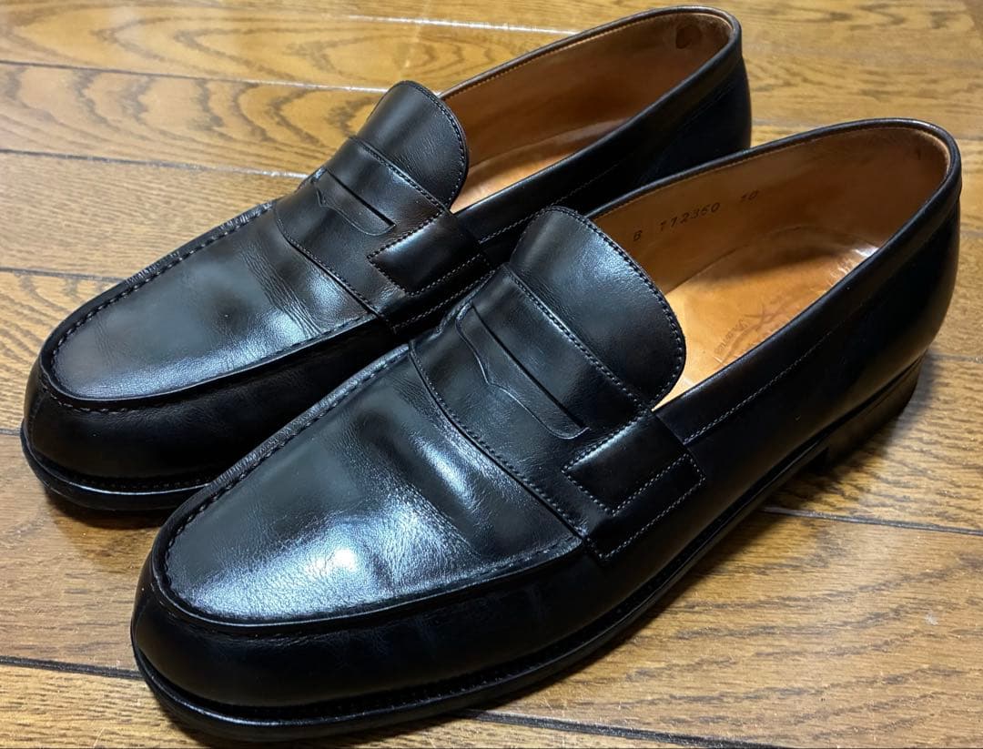 希少　J.M.WESTON 180 ローファー 5B ボックスカーフ ブラック