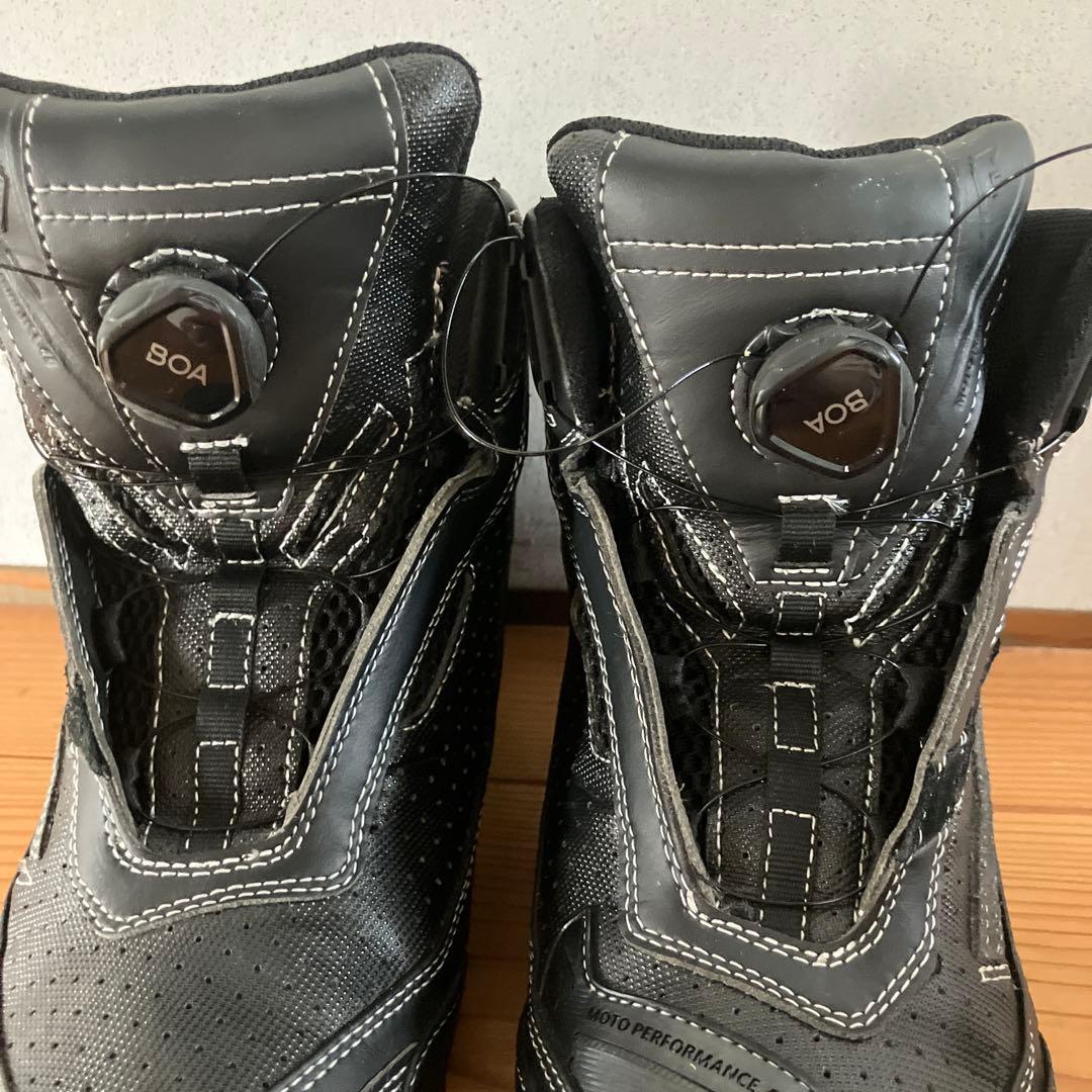 kushitani バイク用ハイカット靴 ブラック 26.0cm