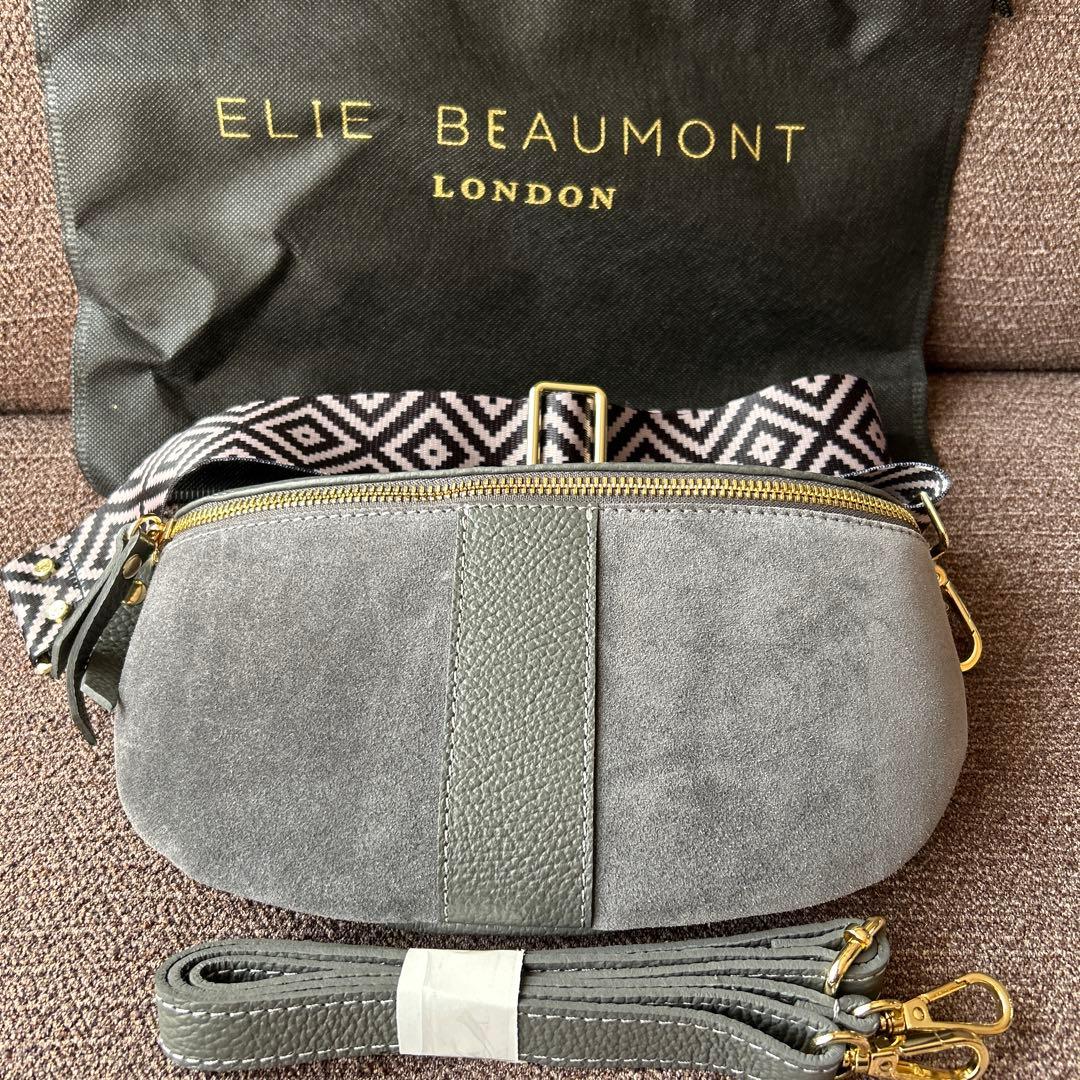 ELIE BEAUMONT ボディバッグ グレー ELIE BEAUMONT エリービューモント CROSSBODY ショルダー バッグ – CALIDA