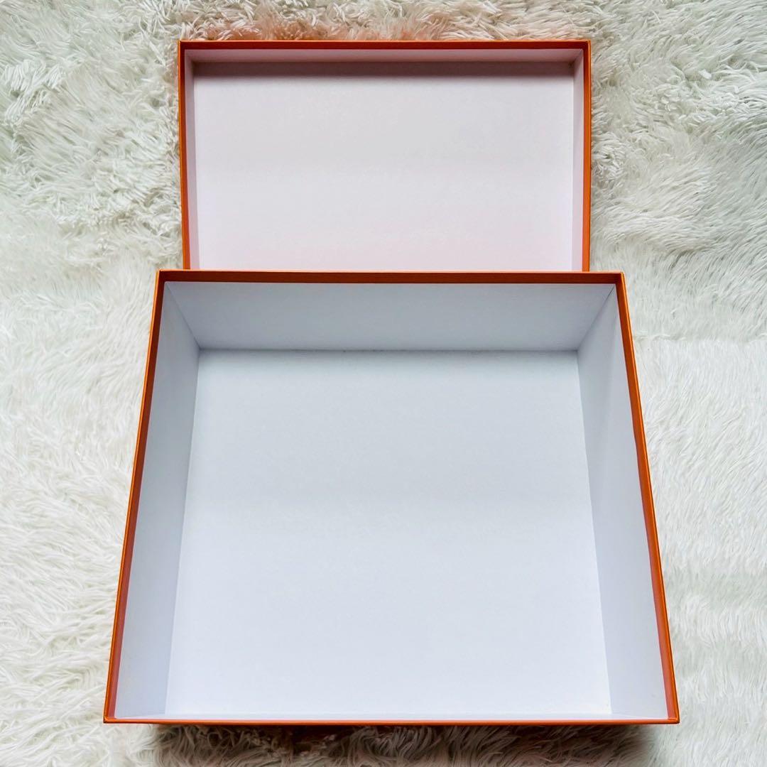 HERMES 空箱のみ ギフトBOX オレンジ 095 バーキン ケリー - メルカリ