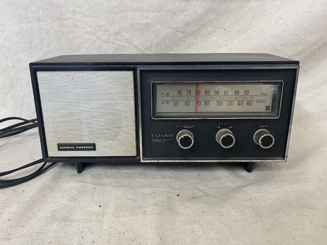 昭和レトロ【ナショナル】 トランジスタラジオ RE－637 動作確認