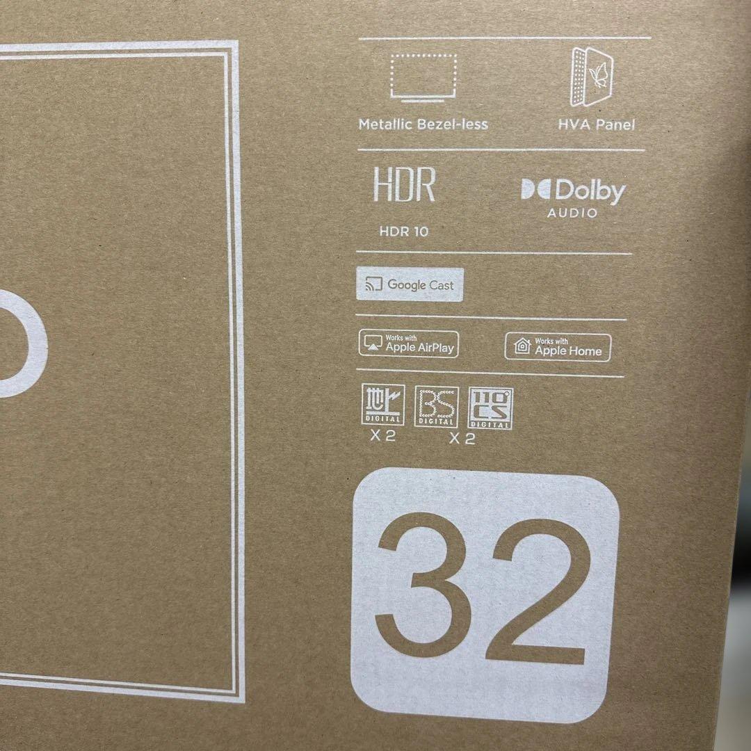 ☆未使用級☆TCL 32S59K FHD QLED 32型テレビ Google - メルカリ